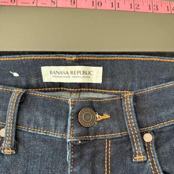 Banana Republic Blue Skinny Jeans Size 24 - Picture 2 of 4